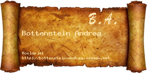 Bottenstein Andrea névjegykártya